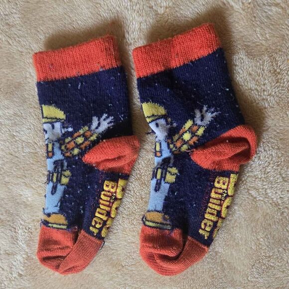 Vintage Bob The Builder Baby Toddler Socks - Picture 1 of 3